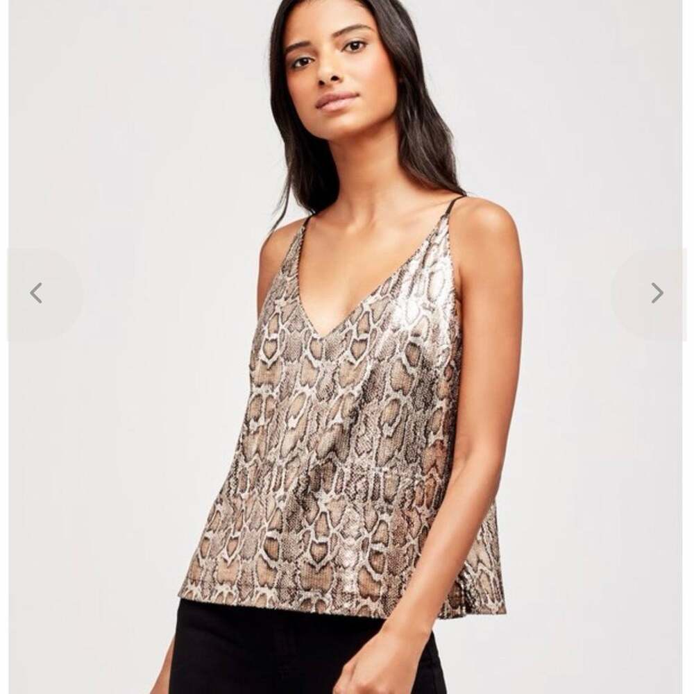 L'AGENCE Gabriella Snake Print Camisole ✨